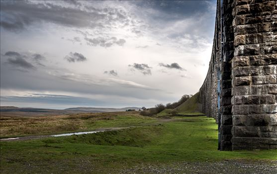 Ribblehead Viaduct towards Ingleborough, North Yorkshire - 